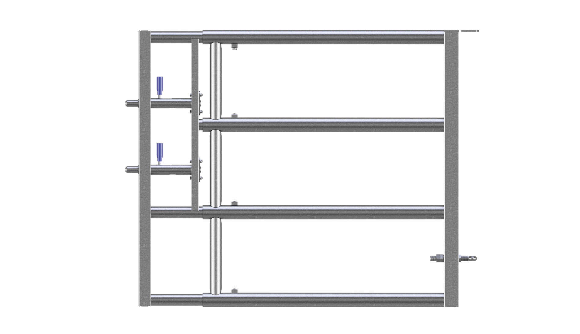 Barrière complète L.V.4 autobloc 4 tubes