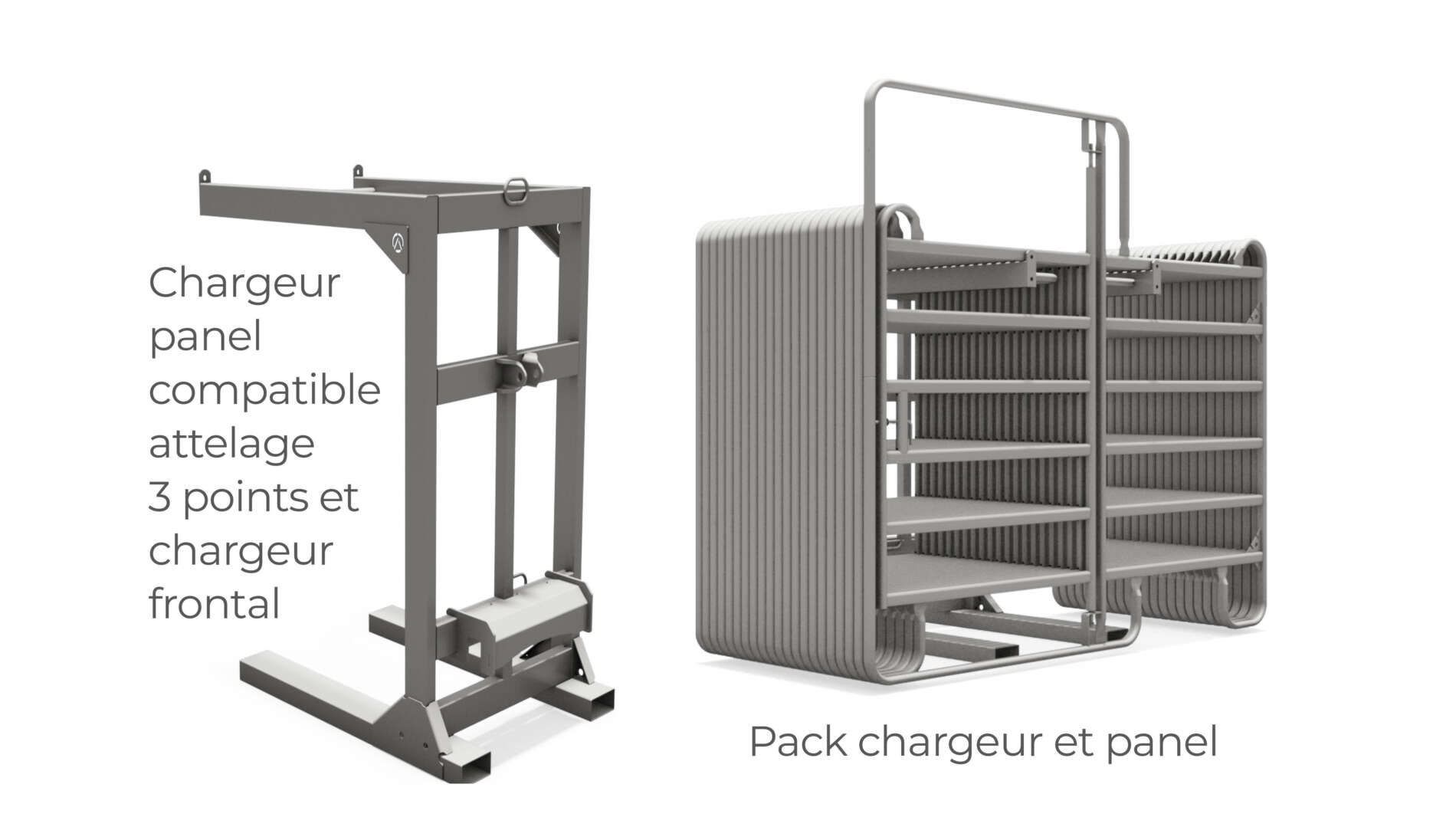 Pack panels bovins équins avec chargeur