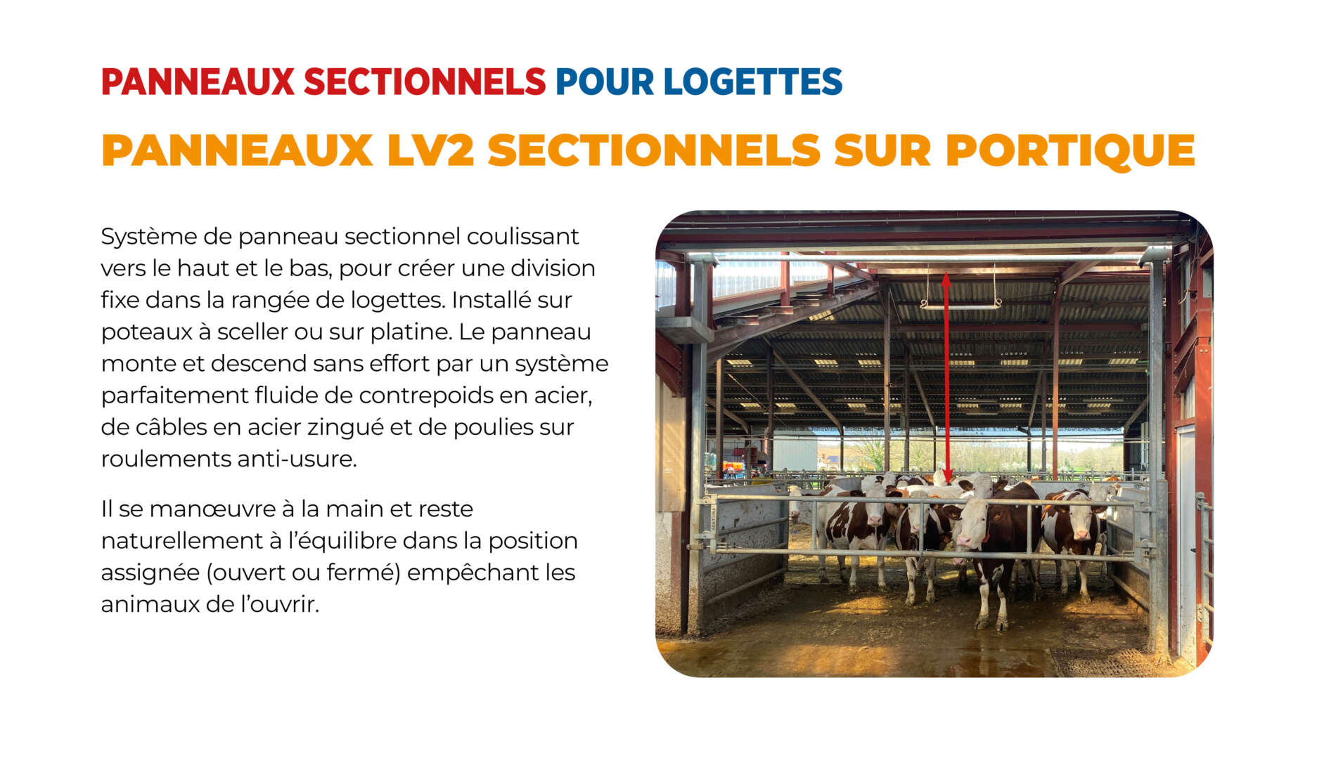 Panneau sectionnel séparation logettes (1)